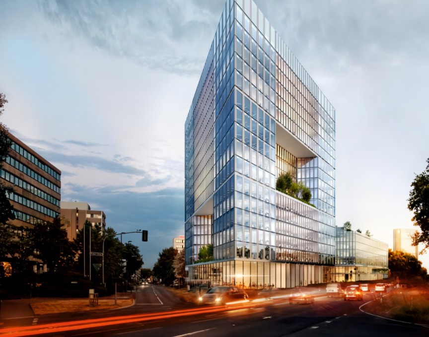 Nordstern ofis kompleksi cephe görselleştirmesi